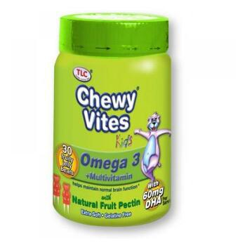 CHEWY VITES Omega 3 želatinoví medvídci 30 kusů