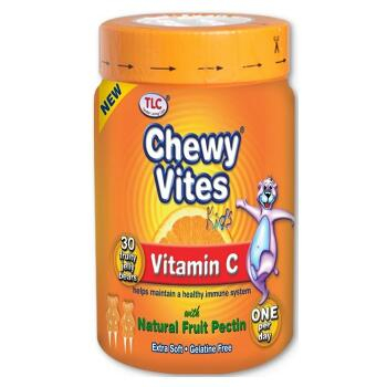 Chewy Vites Vitamín C 30 želatinových medvídků
