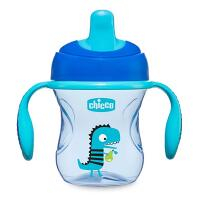CHICCO Hrneček Training s držadly modrý 6m+ 200 ml