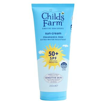 CHILDS FARM Dětský opalovací krém s SPF 50+ 200 ml (Dětské opalovací krémy) - Voděodolné