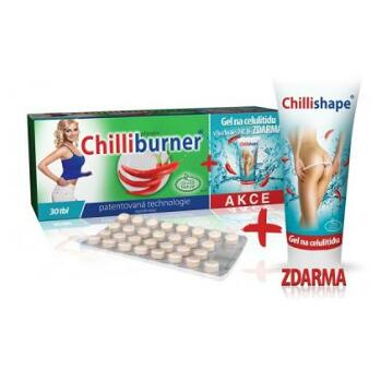 CHILLIBURNER podpora hubnutí 30 tablet + CHILLISHAPE 200 ml