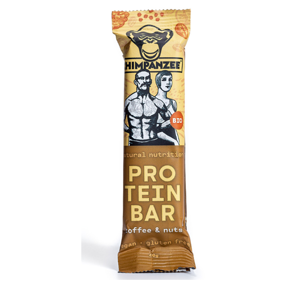 Levně CHIMPANZEE Protein bar coffee & nuts 40 g BIO