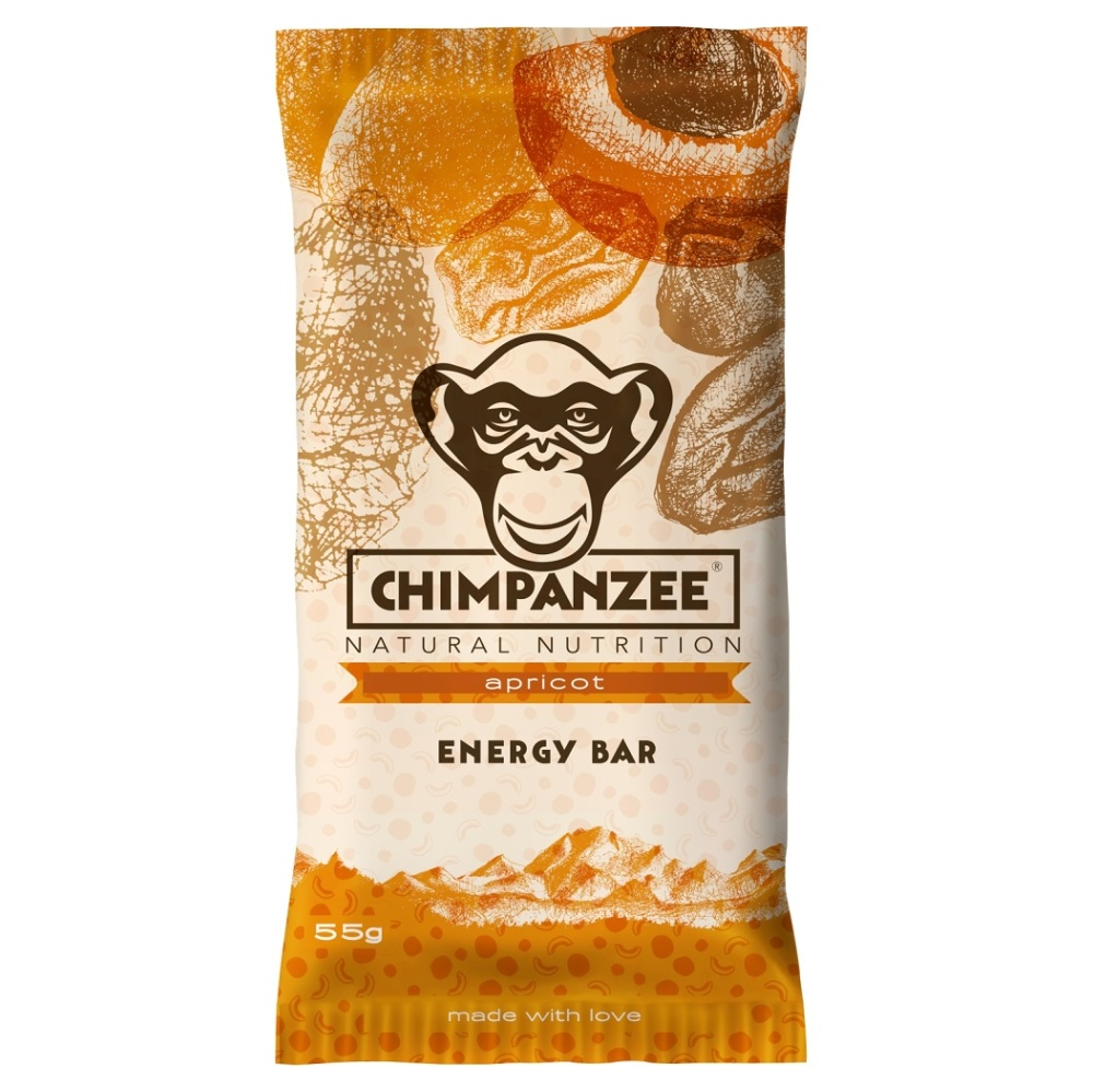 Levně CHIMPANZEE Energy bar apricot 55 g
