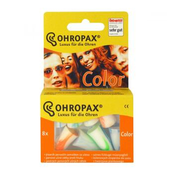 CHRÁNIČ sluchu Ohropax Color 8ks