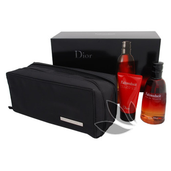 Dior Fahrenheit - toaletní voda s rozprašovačem 100 ml + originální kosmetická taška + sprchový gel 50 ml