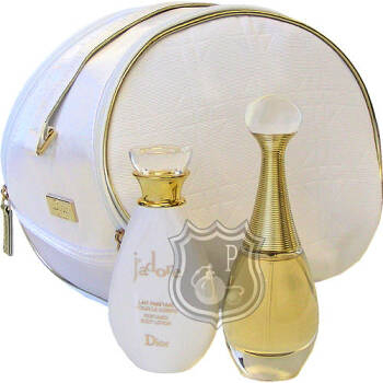 Dior J´adore - parfémová voda s rozprašovačem 30 ml + kabelka Dior + parfémované tělové mléko 50 ml