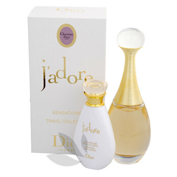 Dior J´adore - parfémová voda s rozprašovačem 75 ml + tělové mléko 50 ml