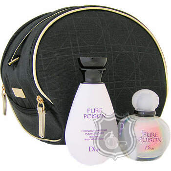 Dior Poison Pure - parfémová voda s rozprašovačem 30 ml + luxusní kabelka Dior + tělové mléko 50 ml