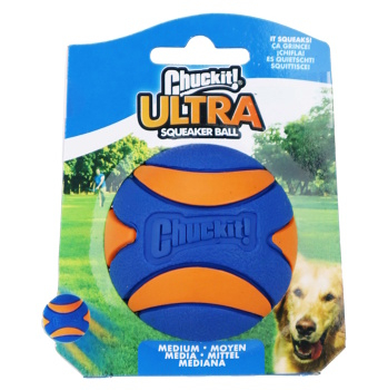 CHUCKIT Ultra Squeaker Ball M 6 cm (Hračky pro psy)