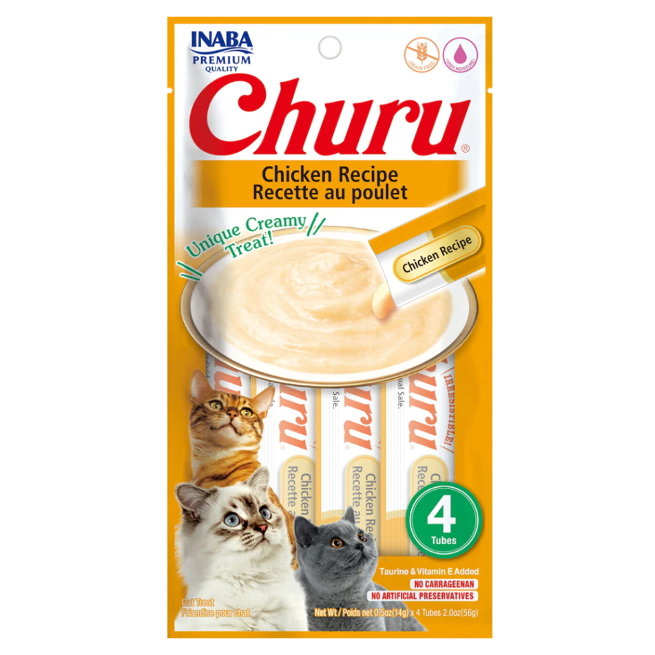 E-shop CHURU Cat Chicken kuřecí kapsičky pro kočky 4 x 14 g