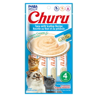 CHURU Cat Tuna with Scallop kapsičky tuňák s hřebenatky pro kočky 4 x 14 g