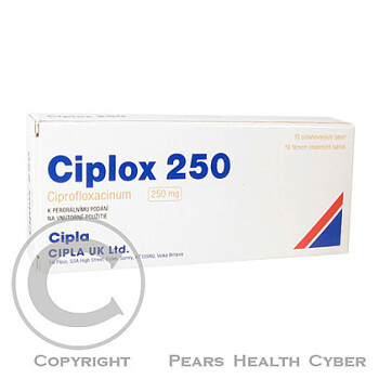 CIPLOX 250 TBL OBD 10X250MG