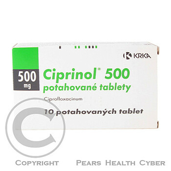 CIPRINOL 500  10X500MG Potahované tablety