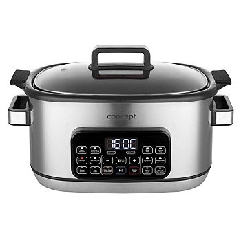 CONCEPT CK9000 Multifunkční hrnec 6 l (Tlakové hrnce) - Automatické, Digitální, Elektrické, Manuální