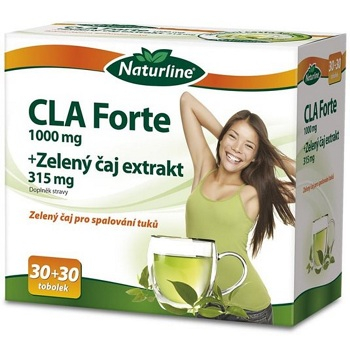 CLA Forte 1000 mg + Zelený čaj extrakt 315 mg