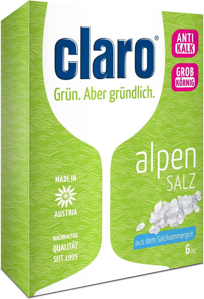 E-shop CLARO Alpská sůl do myčky 6 kg