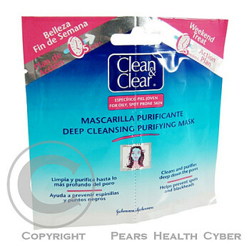 Clean-Clear hloubkově čistící maska 2x6ml