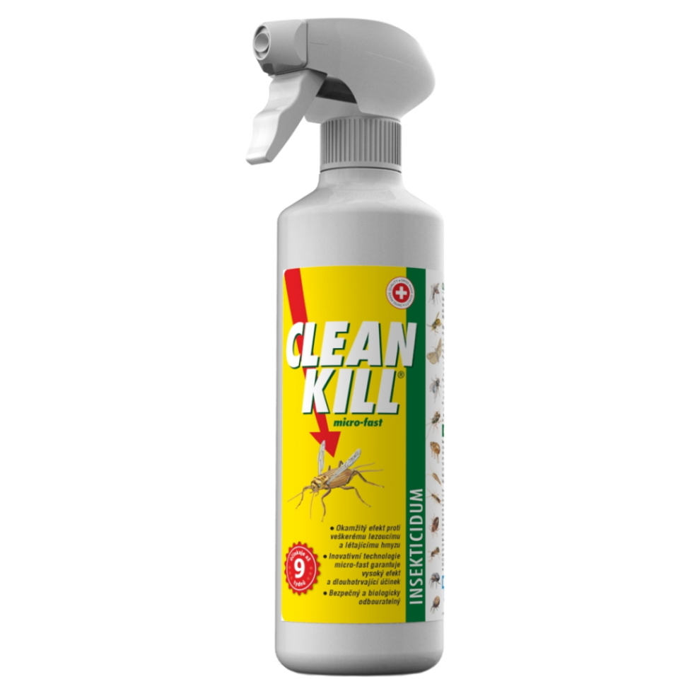 CLEAN KILL Micro Fast Sprej proti hmyzu 450 ml