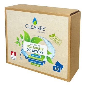 CLEANEE ECO Home eko tablety do myčky 60 ks (Ekologické přípravky na nádobí)