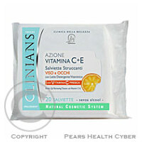 CLINIANS Azione Vitamina C+E Salviette 20ks