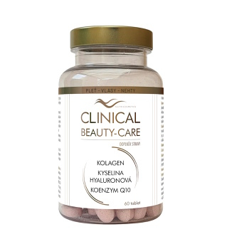 CLINICAL Beauty-care kolagen + kyselina hyaluronová + Q10  60 tablet (Vitamíny na pleť) - Vícesložkové