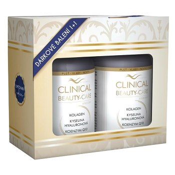 CLINICAL Beauty-care kolagen + kyselina hyaluronová + Q10 60+60 tablet (Doplňky stravy na klouby) - Vícesložkové