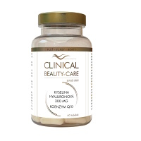 CLINICAL Beauty-care kyselina hyaluronová 300 mg + Q10  60 tobolek