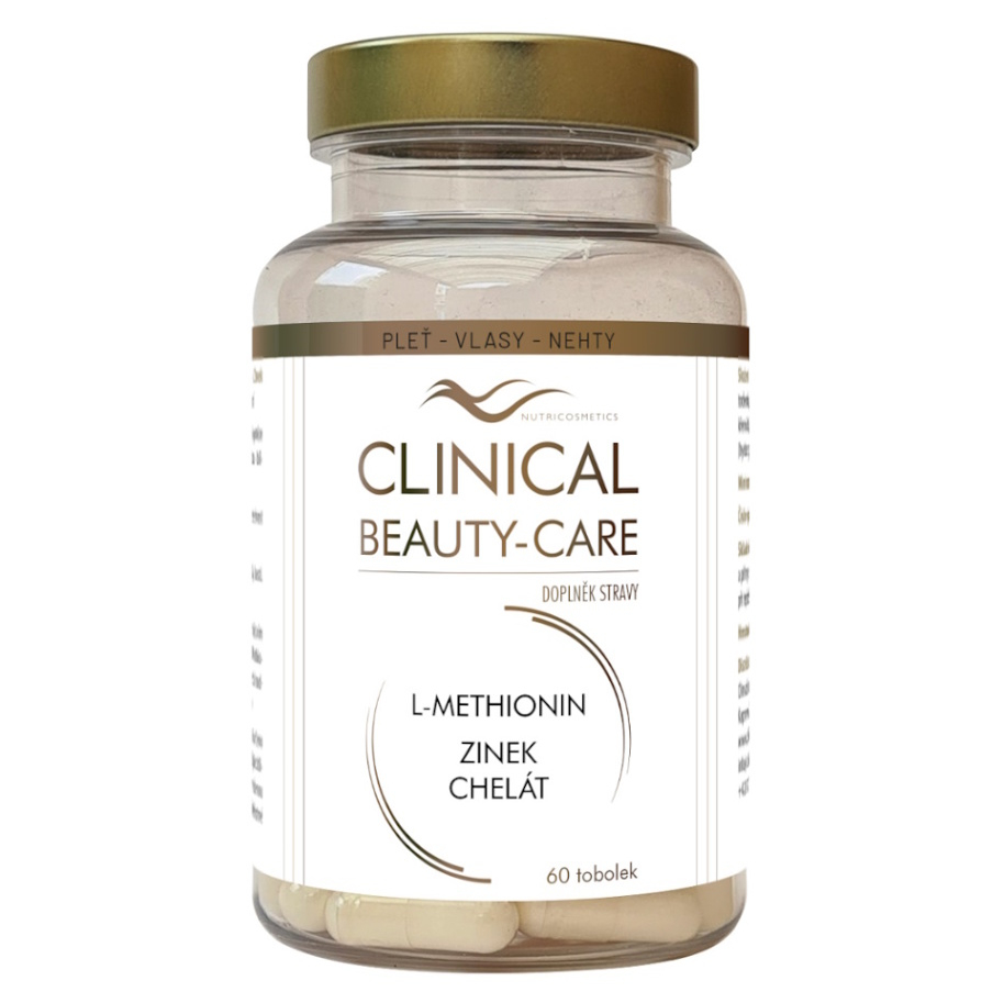 CLINICAL Beauty-care L-methionin + zinek chelát 60 tobolek