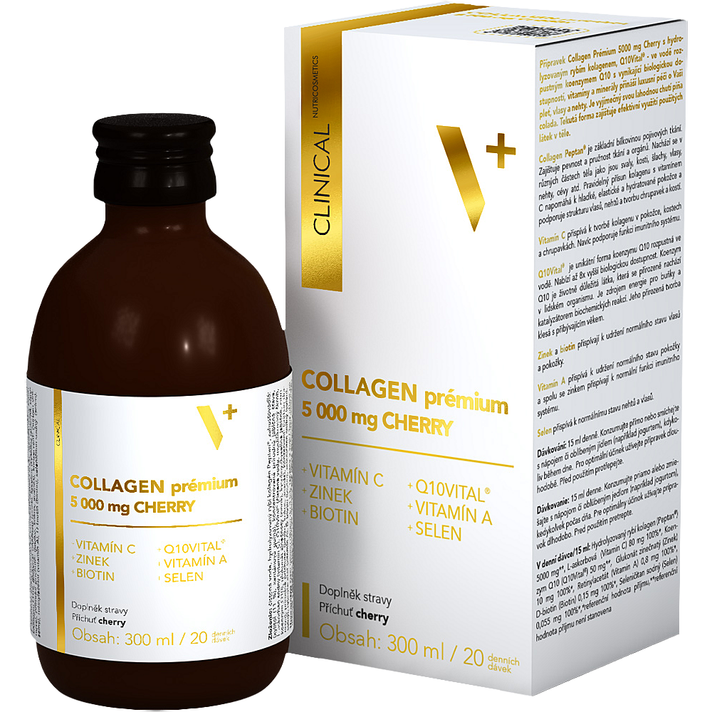 CLINICAL Collagen prémium 5000 mg cherry 300 ml