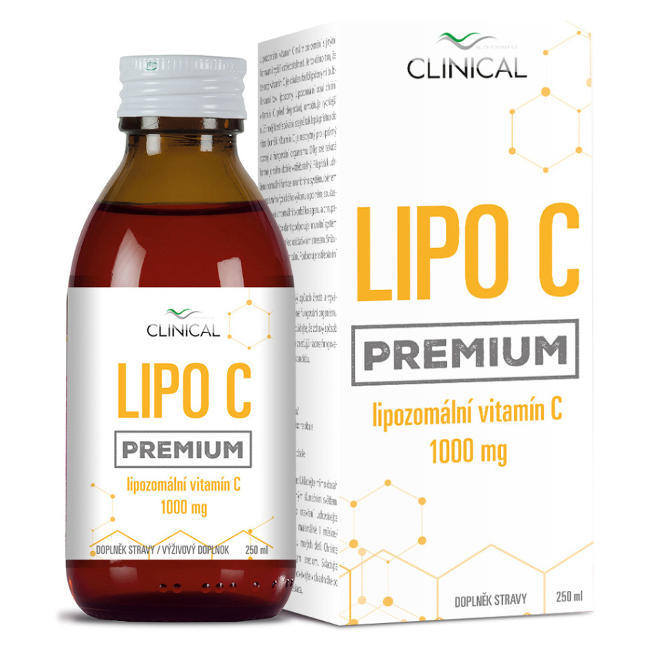 CLINICAL LIPO C premium lipozomální vitamín C 1000 mg 250 ml