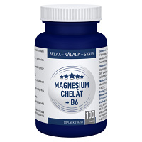 CLINICAL Magnesium chelát + B6 100 kapslí