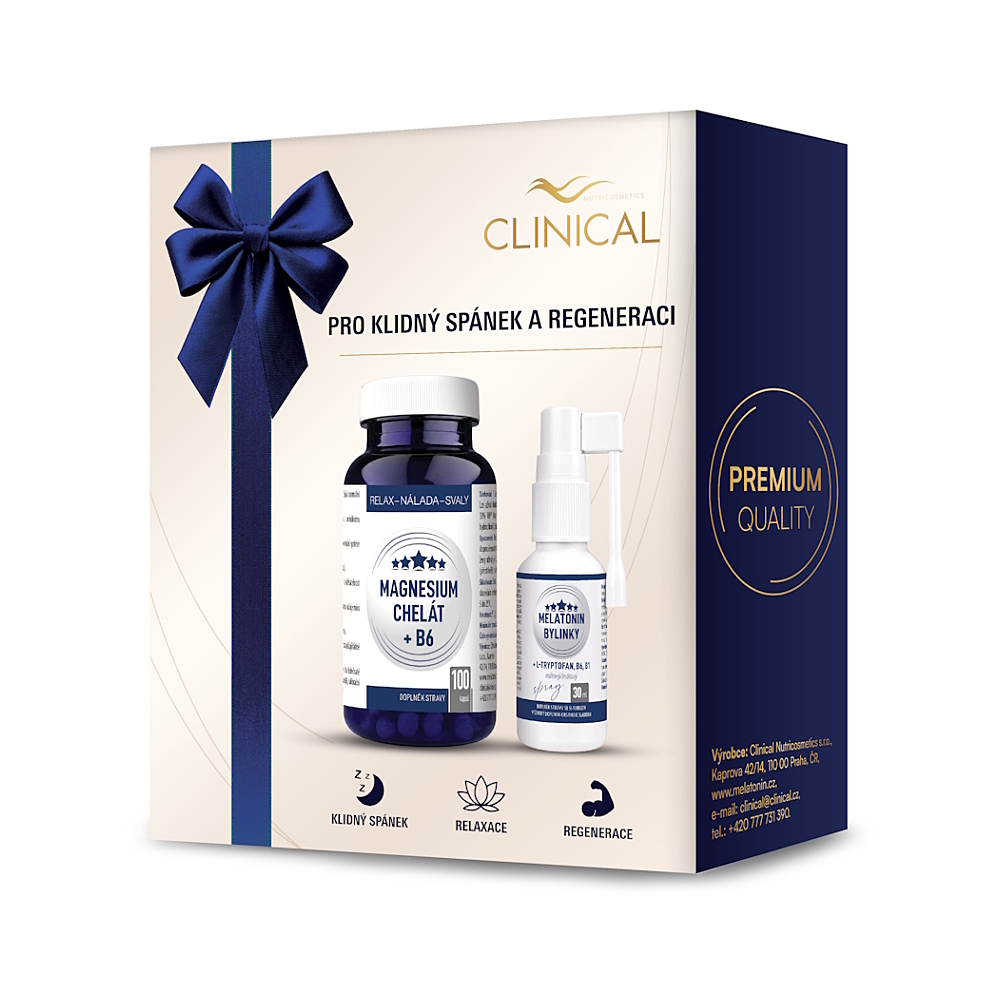Magnesium Chelát B6 + Melatonin spray 1+1 koupíte na Lekarna.cz