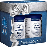 CLINICAL Magnesium malát + B6 100 kapslí + Magnesium sleep 100 kapslí + DÁRKOVÉ balení
