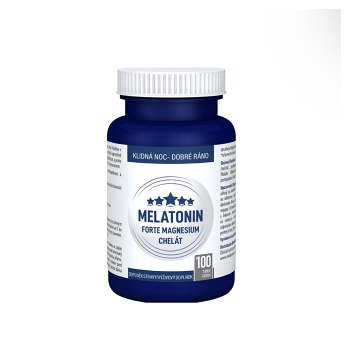 CLINICAL Melatonin forte magnesium chelát 100 tablet (Hořčík, magnézium) - Vícesložkové