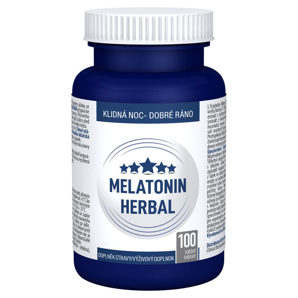 E-shop CLINICAL Melatonin herbal 100 tablet