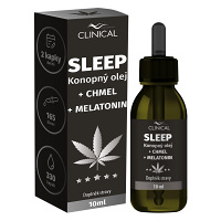 CLINICAL Sleep konopný olej + chmel + melatonin 10 ml