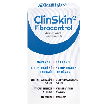 CLINSKIN Fibrocontrol náplasti k odstranění fibromů 3 kusy (Přípravky na bradavice)