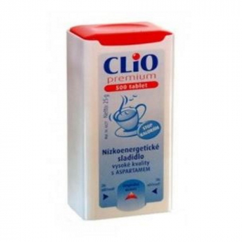 CLIO Premium Nízkoenergetické sladidlo s aspartamem 500 tablet