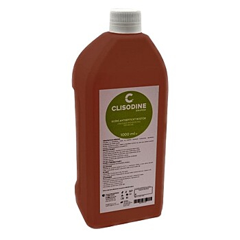 CLISODINE Kožní antiseptický roztok 1000 ml (Na hojení ran a vředů)