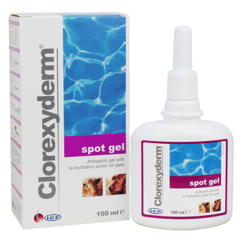 CLOREXYDERM Spot gel pro psy a kočky 100 ml (Šampony pro psy) - Dezinfekční
