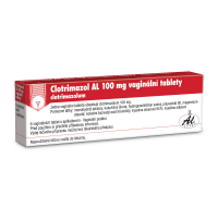 CLOTRIMAZOL AL 100 mg 6 vaginálních tablet CLOTRIMAZOL AL 100 mg 6 vaginálních tablet