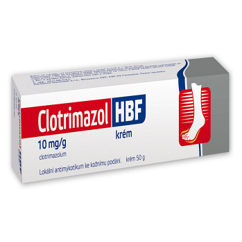 CLOTRIMAZOL HBF  1X50GM 1% Krém