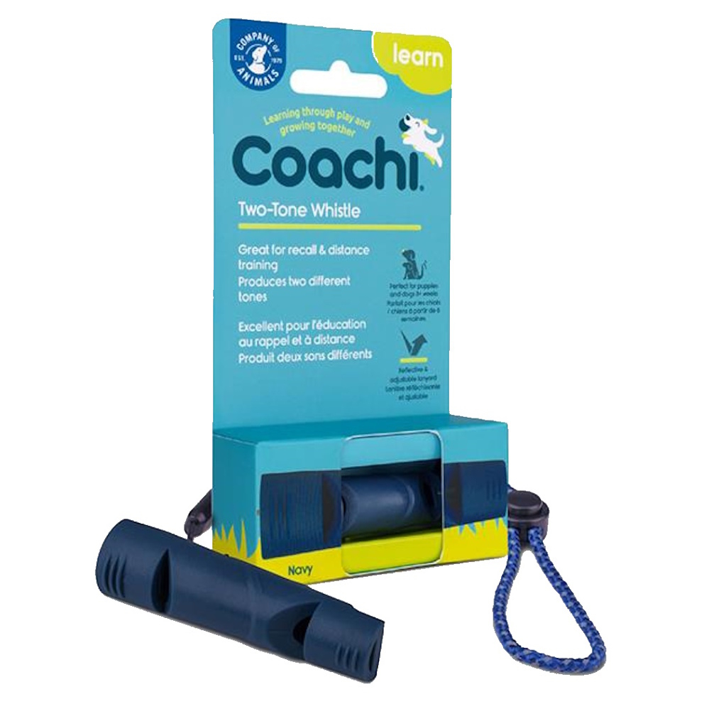 E-shop COACHI Training Whistle tréninková píšťálka 2 tónová modrá 1 ks