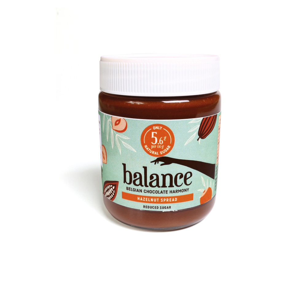 E-shop BALANCE Stevia mléčný krém s lískovými oříšky 250 g