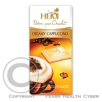 Čokoláda HEIDI Creamy Cappuccino 100g