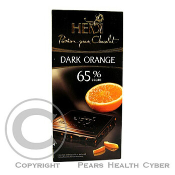 Čokoláda HEIDI Dark Range Orange 65% 80 g