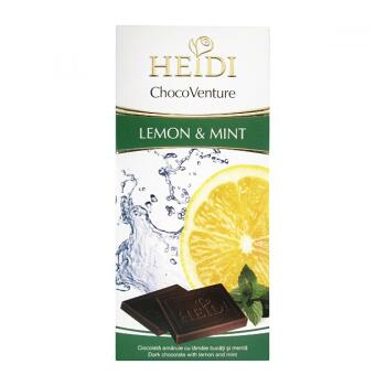 Čokoláda HEIDI Fruit lemon and mint 80 g