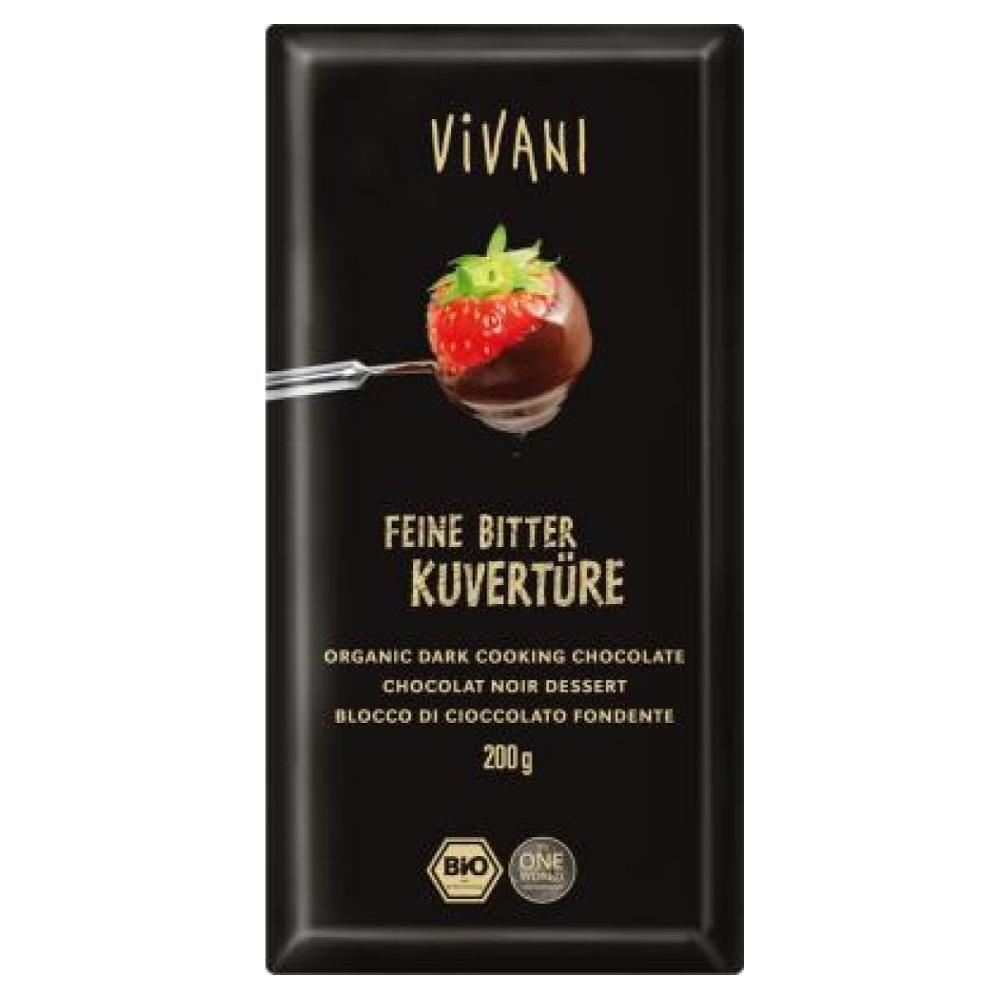 E-shop VIVANI bio čokoláda na vaření hořká 200 g