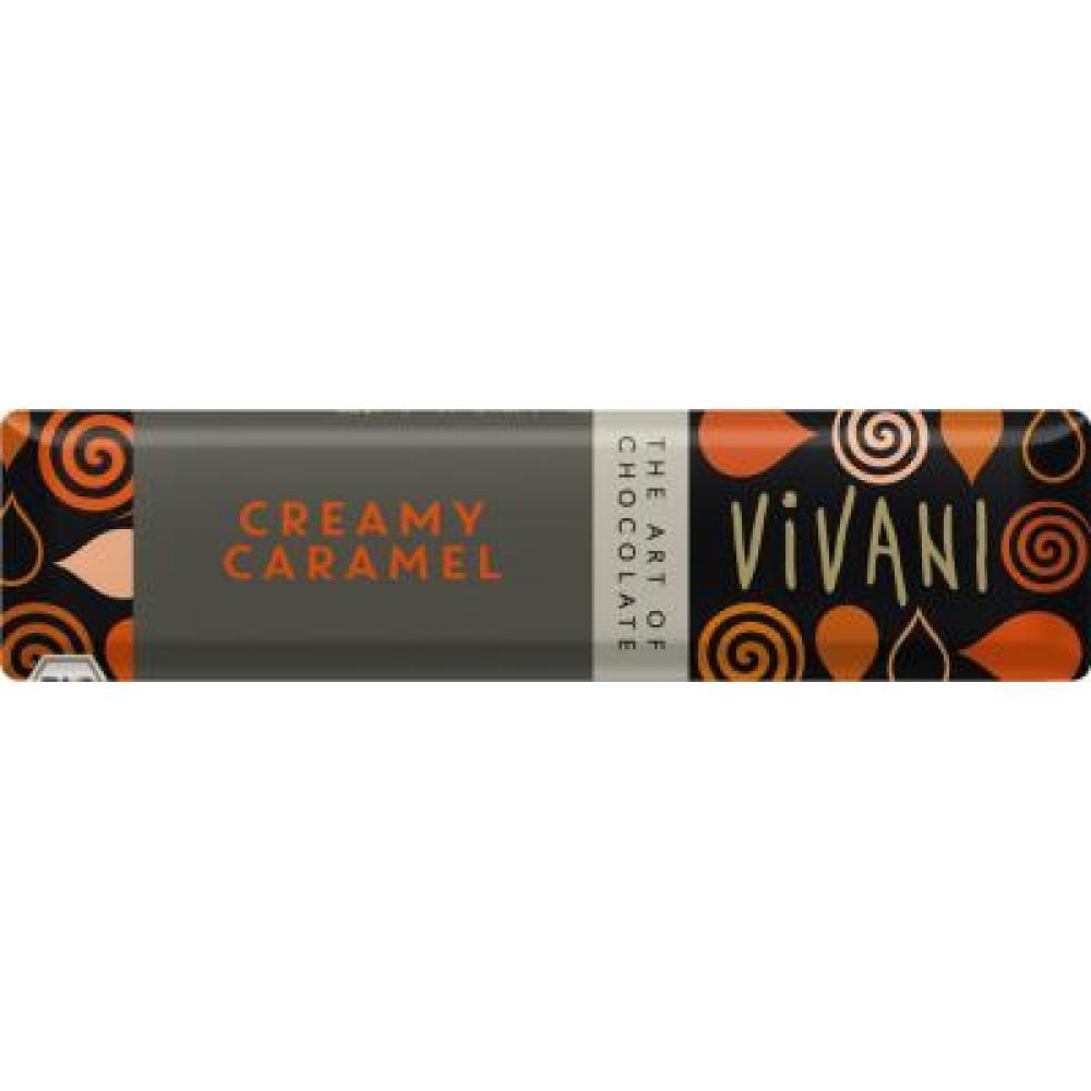 E-shop VIVANI Čokoládová tyčinka s karamelovou náplní BIO 40 g