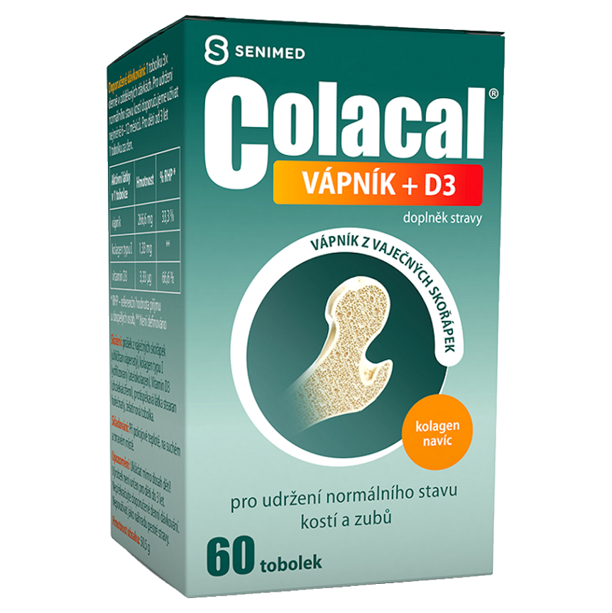 E-shop COLACAL Vápník + D3 60 tobolek